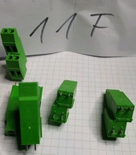 5 Stück PTR AK750 Printklemmen Schraubklemmen Anschlussklemmen  2x2polig,grün