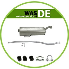 Komplette Auspuffanlage Auspuff ab Kat Peugeot 206 1.4i Fließheck Schalldämpfer