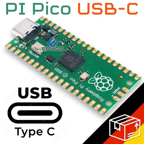 Usb raspberry pico board - usb-c, pi