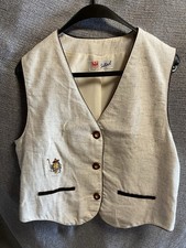 Südtirol Wander Motiv Trachtenweste Weste Gr. M/L?️