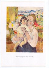 1931 Karl Caspar Frauen am Meer Abraham 3 Engel Noli me tangere Triptychon Maria