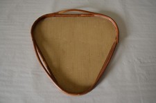 Holztablett Rattan Vintage