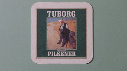 Bierdeckel tuborg pilsener - tuborg,