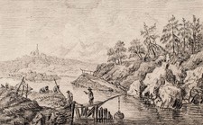 Franz Schütz Flußlandschaft