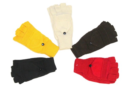 Damen halbfingerhandschuhe mit - damen,