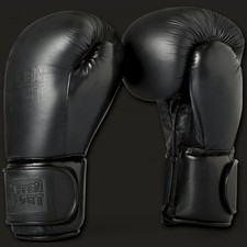 Black Logo Boxhandschuhe