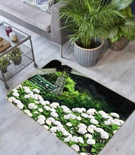 3D Weiß Blumenfeld ZHUC3904