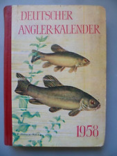 Deutscher Angelkalender 1958 - DDR Angelsport, alte Angel, DDR Angeln Jahrbuch