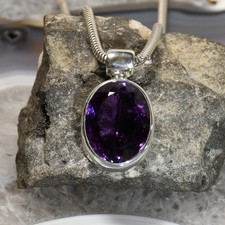 Amethyst Anhänger, 925er