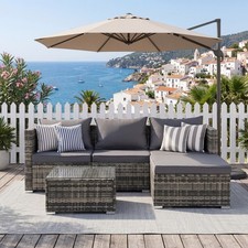 Rattan lounge outdoor - rattan,