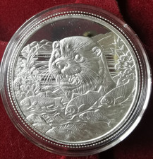 2024 Kamerun 1.000 Francs 2024 - Piscivore Serie   Otter   1 oz silber