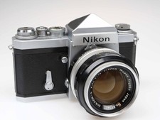 Nikon F Kamera Nippon Kogaku early  Nikkor-S Auto 50mm f1.4 lens 97454 RARE