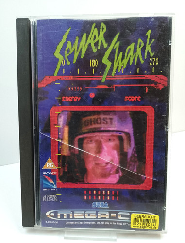 Sega mega sewer shark - cd,