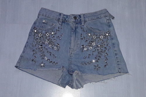 Shorts mom jeans hotpants kurz - hotpants,