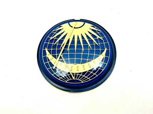Sun and moon embleme - moon,