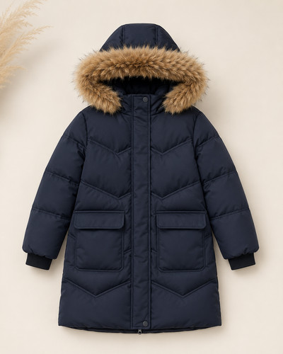Mädchen wintermantel jacke - mädchen, wintermantel/jacke