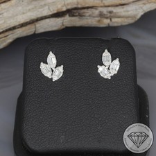 Wert 1250 € Brillant Diamant Ohrstecker 750 18 Karat Weiß Gold xxyy