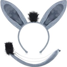 Karneval Kostüm Set Tier Esel