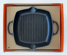 Le Creuset / Grillpfanne / schwarz matt / Gusseisen /für alle Herdarten geeignet
