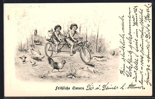 Zwei kinder auf fahrt - zwei,