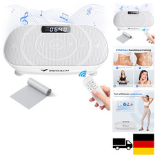 MERACH Vibrationsplatte | Bluetooth-Lautsprecher | 10-Gang-Modus
