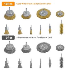 10tlg Drahtbürsten Stahldraht