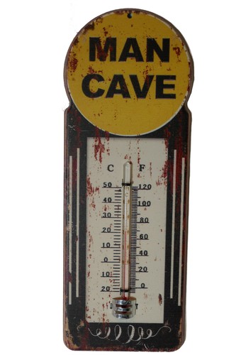 Blech thermometer man - thermometer, cave"