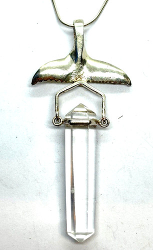 Silber delfinschwanz montiert - silber,