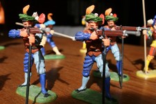 12 Landsknechte, 1 Fußmörser