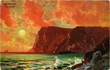 Old postcard AK NORWAY Nordcap
