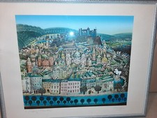 Farblithographie von Gottfried