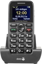 Doro  Primo 215 Grau Seniorenhandy Großtasten-Mobiltelefon SOS TASTE Ladeschale