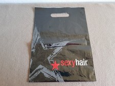 alte Plastiktüte Sexy Hair Haarpflegeprodukte 24 cm x 33,5 cm Bag Tasche Sammler