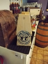 Jack Daniels Holzflaschenträger für bis zu 0,5 L Flaschen