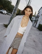 Damen Oversized Trenchcoat Mit