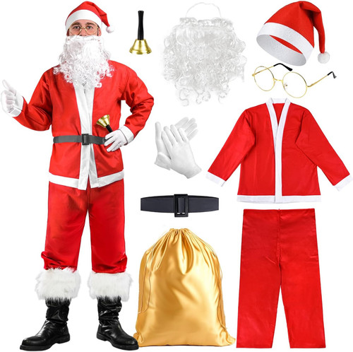 Weihnachtsmann kostüm herren - kostüm,