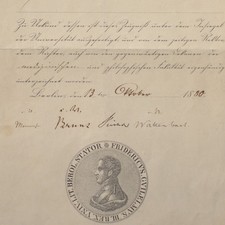 Autograph Virchow Mommsen