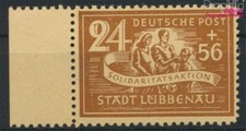 Briefmarken Lübbenau (Spreewald) 1946 Mi 12A PF I, Fleck auf Gesicht (Feld(92224