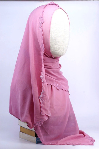Hochwertiger bestickter hijab - hochwertiger,