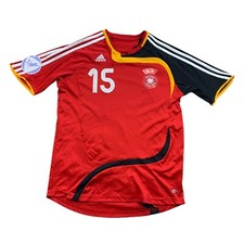 Damen Deutschland Trikot kurzarm ca. WM 2007 #15 mit Patch 2 Sterne Gr. M - FT9