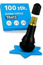 100x Gummiventil TR413  EPMD Gummi Ventil Autoreifen Snap-In 100 413 Autoventil