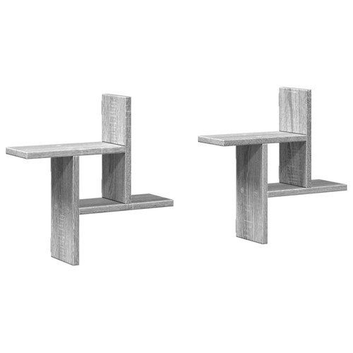 Wandregale stk grau sonoma - 2,