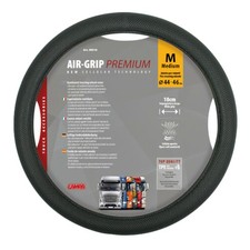 Lenkradbezug Lenkradhülle Lenkradschoner Air-Grip Schwarz M Ø 44-46cm LKW