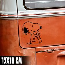AUTO AUFKLEBER "SNOOPY FUCK YOU #3" 13X16CM PEANUTS COMIC FUN STICKER JDM #0325