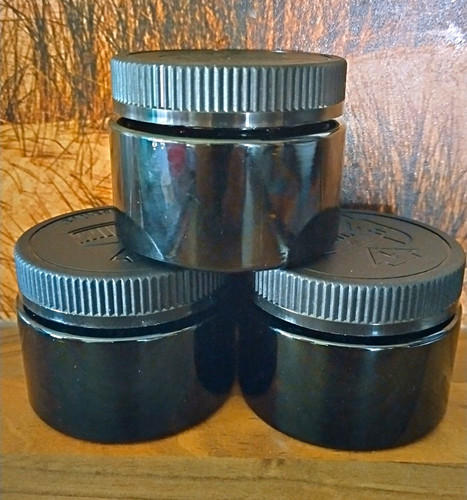 Apothekerglas glastiegel braun - apothekerglas,