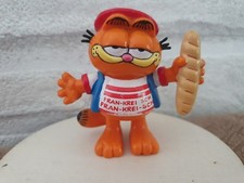 Garfield Bully Figur "FRAN - KREI - SCH" Baguette 1978, 1981 Made In Germany 
