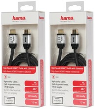 2x PACK Hama HQ HDMI-Kabel
