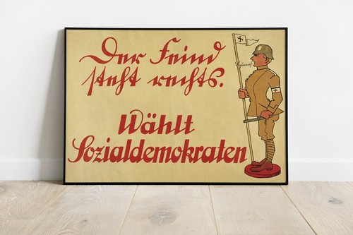 Spd wahlplakat weimarer - wahlplakat,