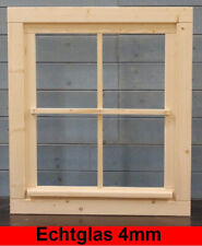 Gartenhausfenster 68x78cm Echtglas 4mm  Werkstatt Carport Sprossen EFE68784FE