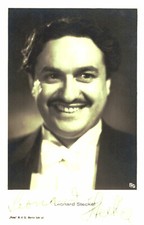 Leonard Steckel    **   Original Unterschrift auf Ross Karte Nr.  N  38 i